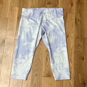 Nike dry-fit Purple Ankle Cropped Pants Moisture-Wicking 1X